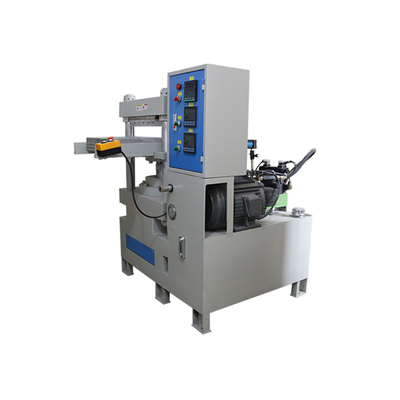 The machine comes with a cold air device lab making tire rubber repair compression molding vacuum vulcanizing machine